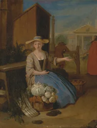 Grönsaksförsäljare, Covent Garden